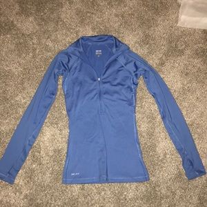 Nike long sleeve half zip with collar